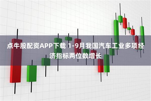 点牛股配资APP下载 1-9月我国汽车工业多项经济指标两位数增长